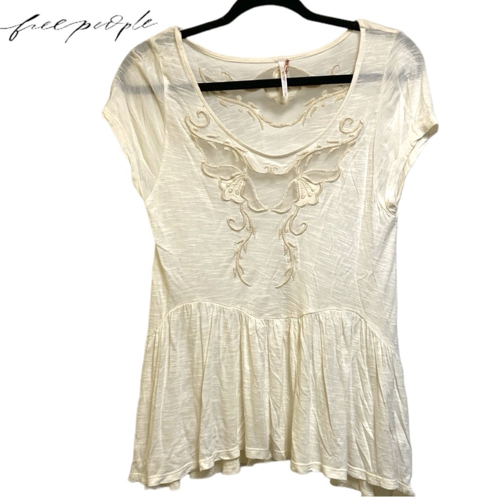 Free People Viscose Flowy Top - Picture 2 of 9